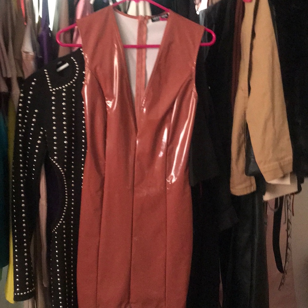 Vinyl dress